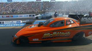 Alex Laughlin, Mike McIntire, Funny Car, Qualifying Rnd 2, Gerber Collision & Glass Route 66 Nationa