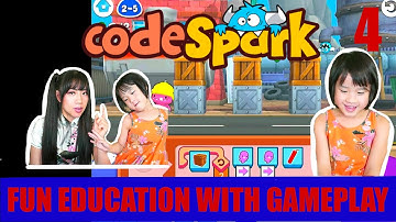 CodeSpark Academy | How to make kids Learn coding in a fun Way! Learn with Ella and Mommy EP4