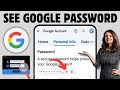 How to See Your Google Account Password on Mobile 2024 | See Gmail Password