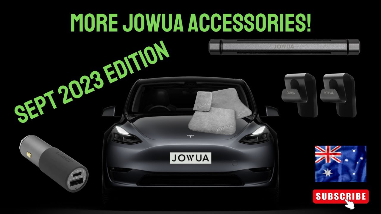 More Jowua accessories for my Tesla Model Y - September 2023 - YouTube