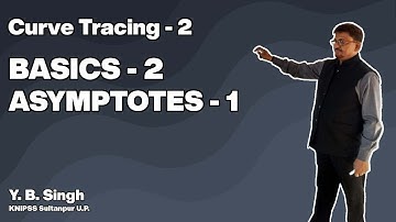 Curve Tracing 2 - BASICS 2/3 : ASYMPTOTES 1 | Y.B. Singh, KNIPSS Sultanpur
