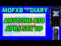 ANYTONE 878 Uv LEARNING APRS SET UP ANALOGUE AND DMR