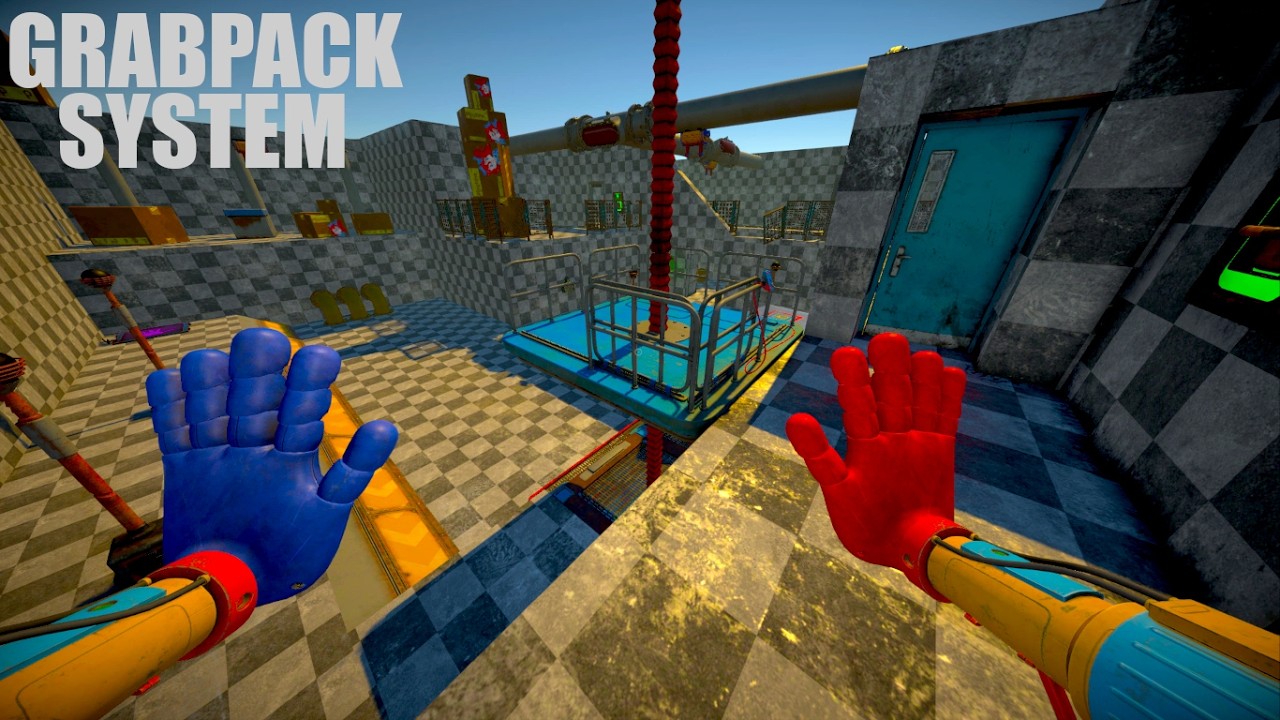 Grabback Grabpack System and Puzzles Test - New Project Update - Full Gameplay ...