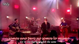 U2 - One Subtitulado Español Ingles chords