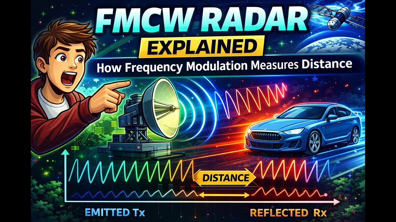 FMCW Radar Explained: How Frequency Modulation Measures Distance - YouTube