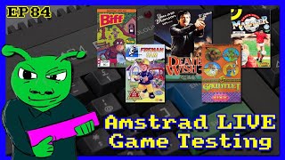 Amstrad Games Testing LIVE Ep84 feat Gauntlet & Death Wish 3