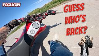 Kevin the Grom is back, baby! | Brakes FAIL while stunting | One-hand knee knockers