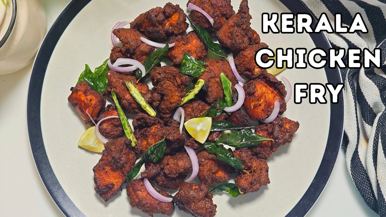 The ULTIMATE Kerala Chicken Fry Recipe | Thattukada Style Chicken Fry | Easy Chicken Fry Recipe