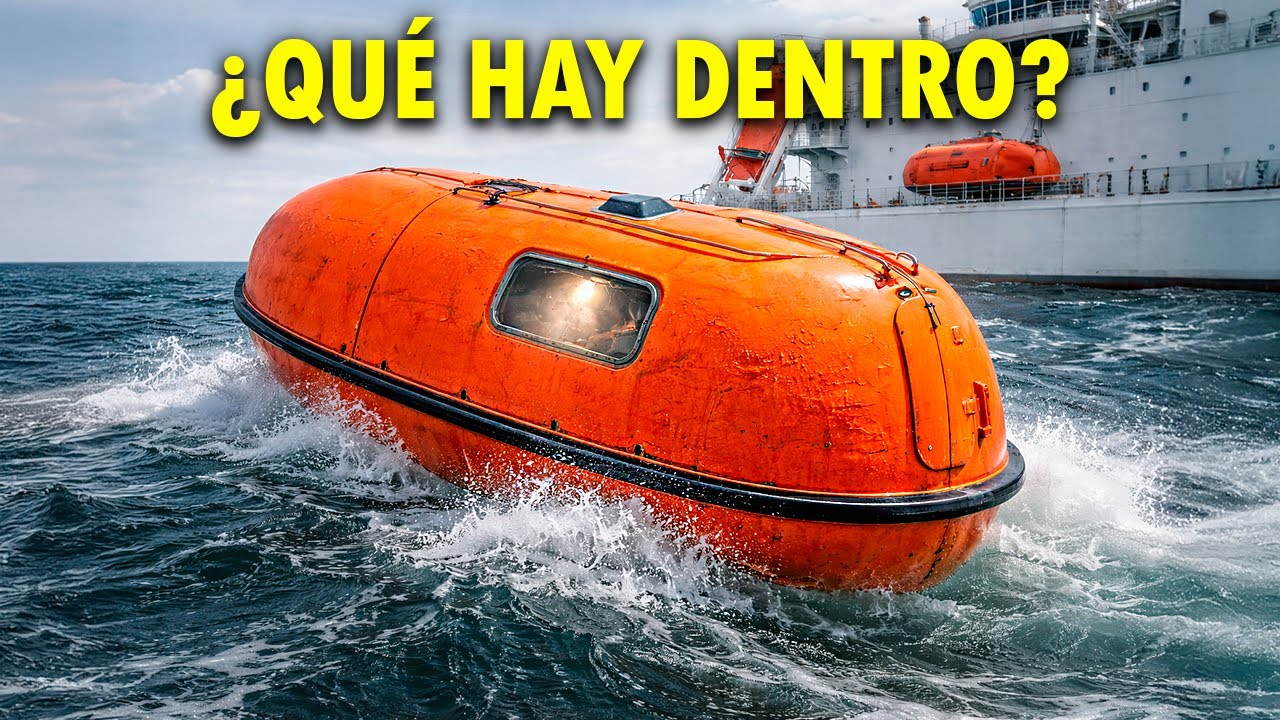 ¿Que hay DENTRO de los BOTES SALVAVIDAS de los Barcos?