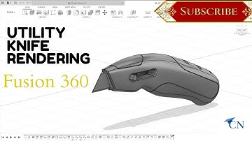 Utility Knife Rendering Fusion 360#mechanicalengineers