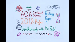 Exam Walkthrough AQA Combined Biology Paper 1 2018 Higher with Mr Pash