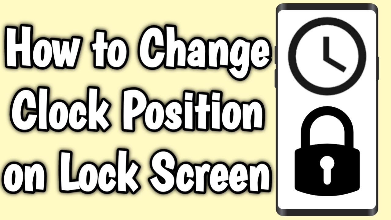 How To Change Clock Position On Lock Screen YouTube