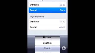 IntervalTimer Pro App Review for iPhone screenshot 1