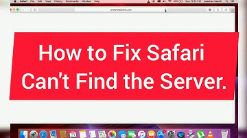 Fix "Safari Can
