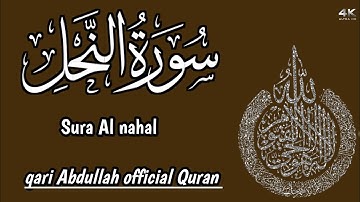 Quran for sleep|Sura Al nahal\سورةالنحل|qari Abdullah official Quran||