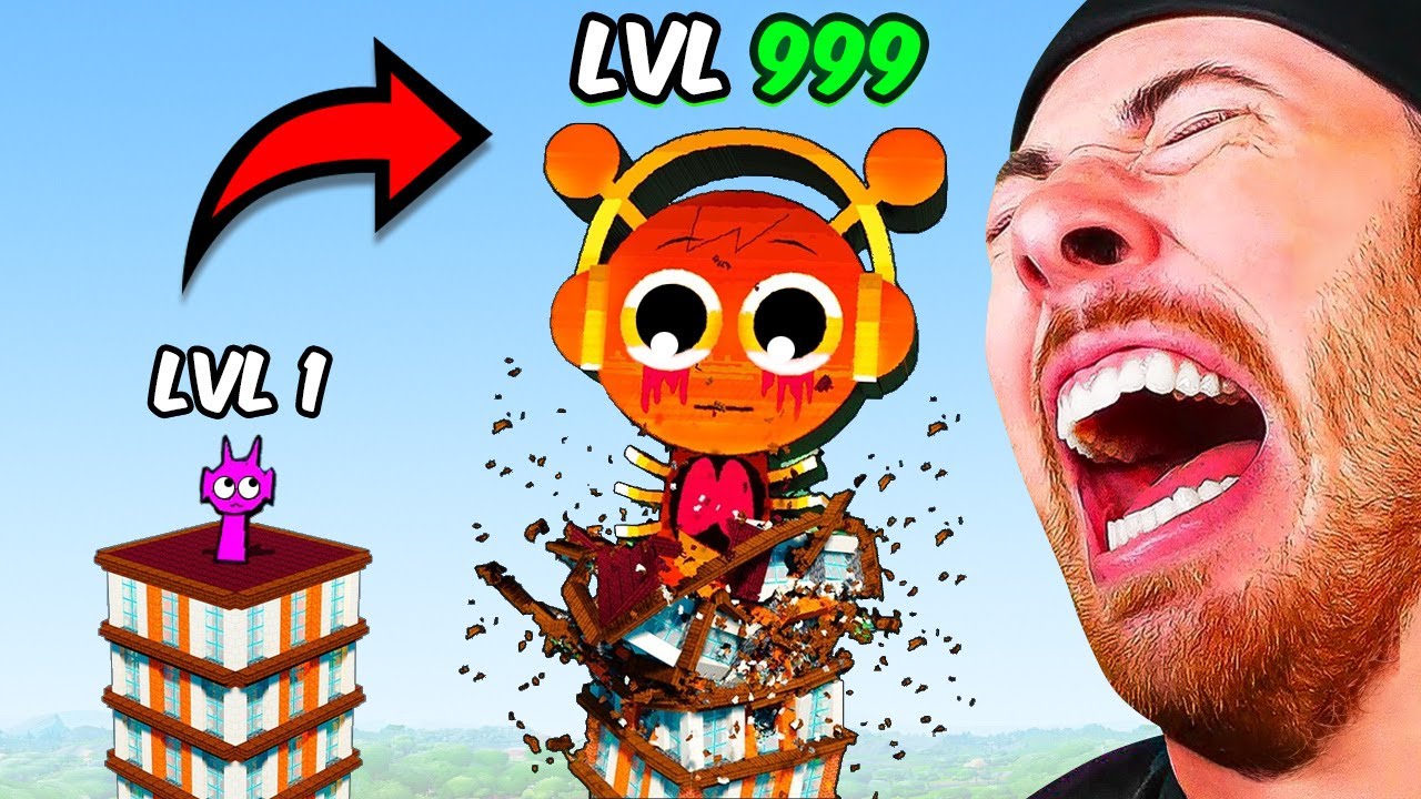 Giant SPRUNKI VS SKYSCAPERS! CRAZIEST ANIMATIONS!