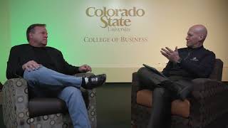 Chase Stockon talks entrepreneurship with Professor Kipp Krukowski | CSU College of Business