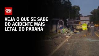 Acidente mais letal do Paraná: veja o que se sabe sobre a tragédia que deixou mais de 20 mortos