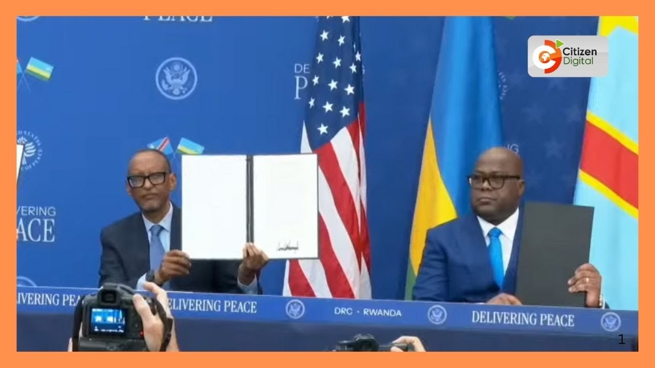 Democratic Republic of Congo, Rwanda sign peace deal in Washinton DC, America