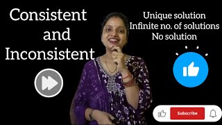 Equations are Consistent & Inconsistent l Unique solution l Infinite no. of solutions l No sol #rank Profile