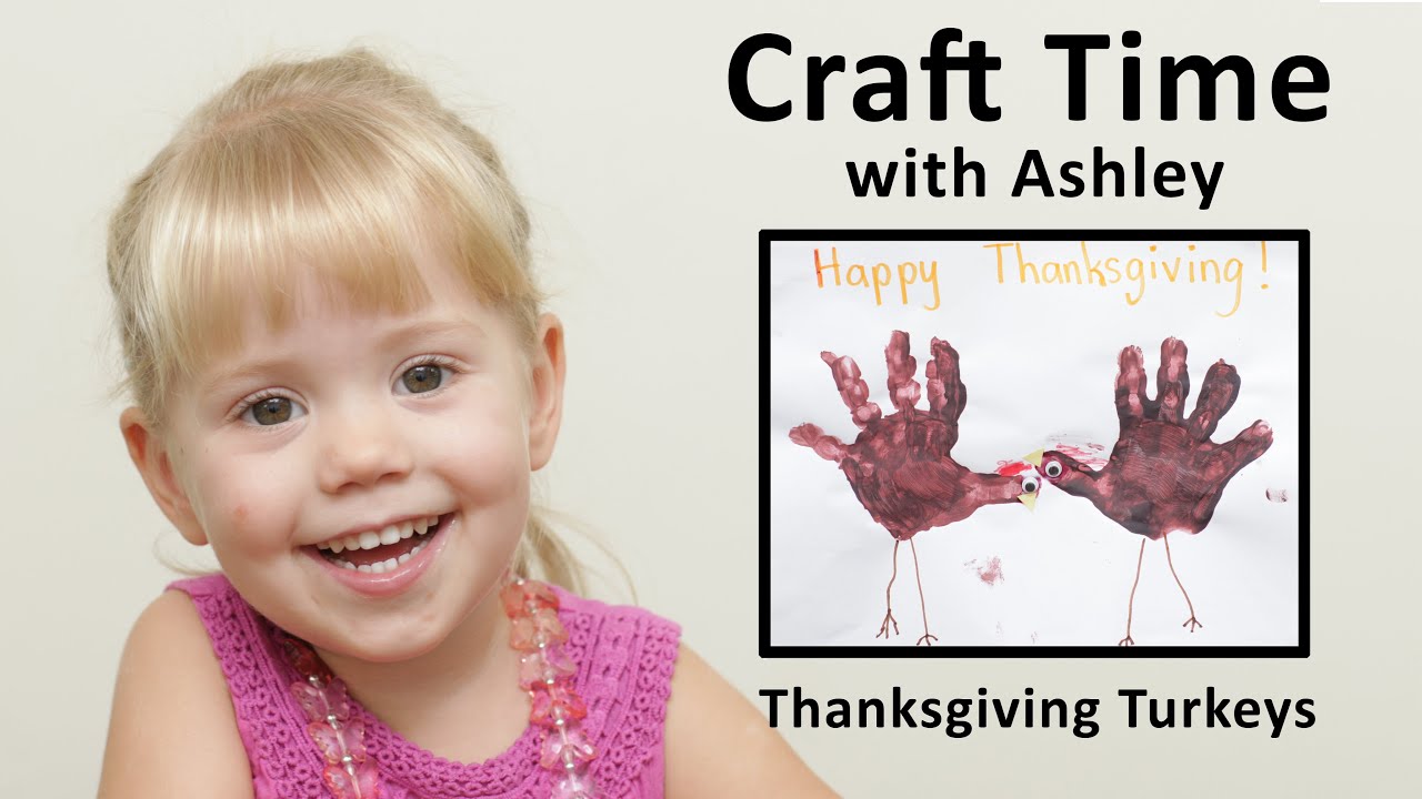 Turkey Art for Kids at Thanskgiving - Craft Time with Ashley