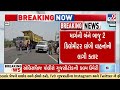 Truck-Bus Collision on Kapadvanj-Dakor Road Triggers Traffic Jam | Gujarat | TV9Gujarati