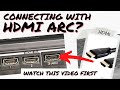 What is HDMI ARC? How to connect soundbar to TV?