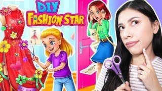 MY NEW YOUTUBE CHANNEL! - DIY Fashion Star - Design Hacks Clothing Game screenshot 3