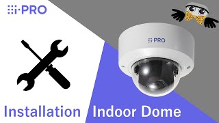 Ceiling surface installation of standard indoor dome camera