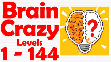 Brain Crazy IQ Challenge Puzzle [ Level 1-144 ] Gameplay Solution