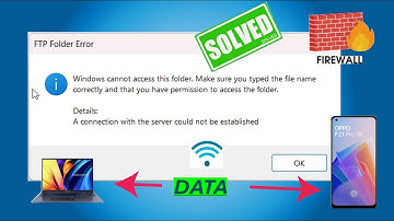 FTP Folder Error - Windows cannot access this folder