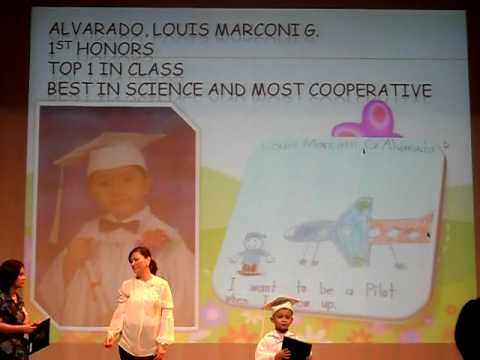 LOUIS MARCONI ALVARADO 1ST HONORS