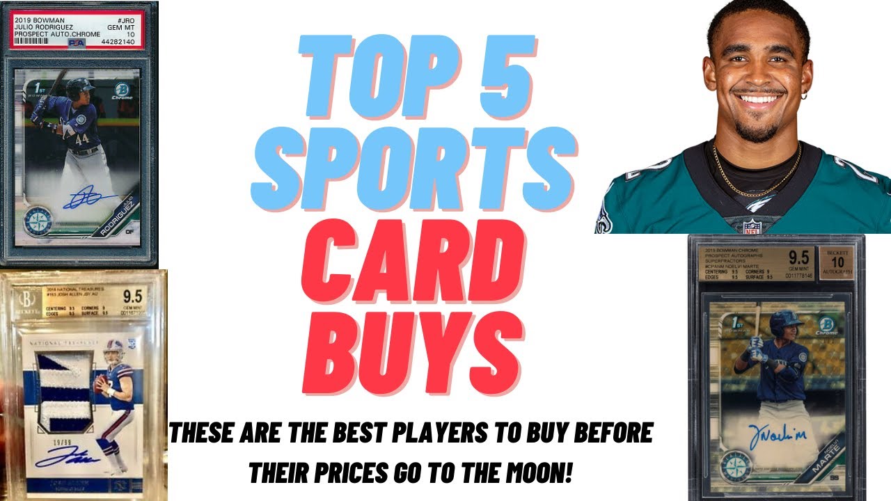 TOP 5 Sports Card Buys! Buy these players instead of basketball! How to navigate a soft market