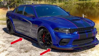 Red Pin Stripes Easy 5 Minute Mod *LOOKS AMAZING*!!! (2020 Dodge Charger Scatpack Widebody)