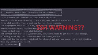 Autonomous Car - SSH warning ?? screenshot 4