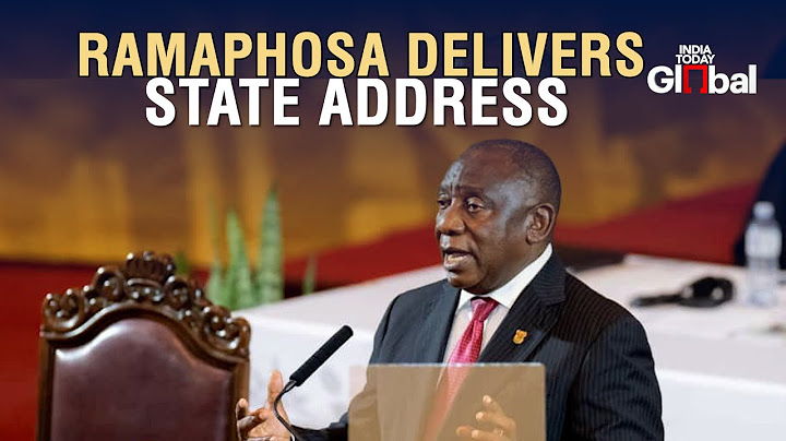 LIVE: South African President Ramaphosa Delivers State of the Nation Address
