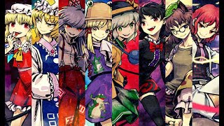 [TOUHOU 6-14] All Extra Bosses (Personal First Clear)