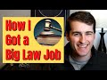 How to become a big law attorney without going to a top law school