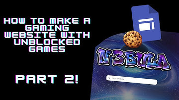 How to make a GAMING WEBSITE with unblocked games | Part 2