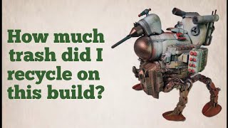 Kitbashed toy Combat Moon space walker.#scratchbuild #kitbash