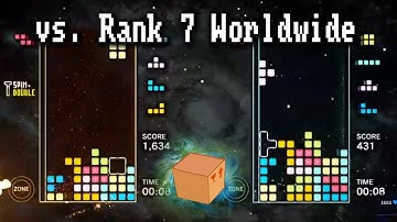 Tetris Effect Connected: vs. Rank 7 Worldwide (Zone Battle)