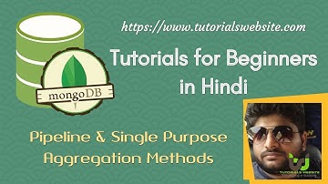 Mongodb Tutorials for beginners in Hindi | Aggregation functions on documents in MongoDB collections