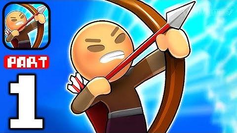 Archer Shooter 3D - Gameplay Walkthrough Part 1 Shooting Enemies Correctly (iOS,Android)