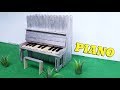 DIY Piano from ice cream sticks - Làm đàn piano bằng que kem