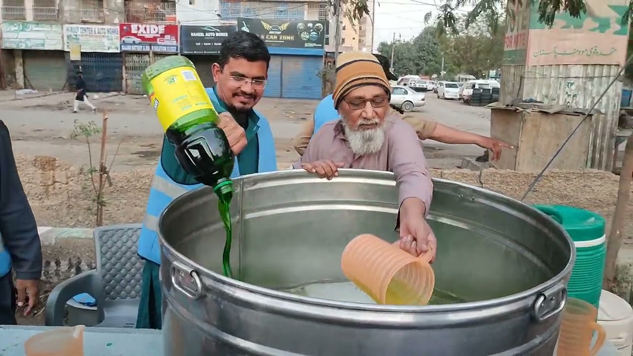 2 رمضان ا لمبارک. مزار شریف  حافظ جی سرکار کی جانب سے  نیو کراچی 15 روذہ افطار کا دوسرا دن 2026۔2۔20