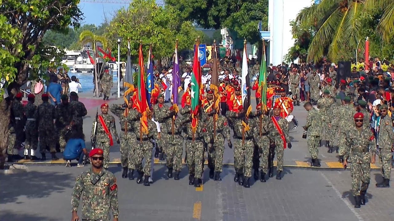 Minivandhuvahuge askaree parade aai qaumy cadet corps ge route march (27 July 2023)
