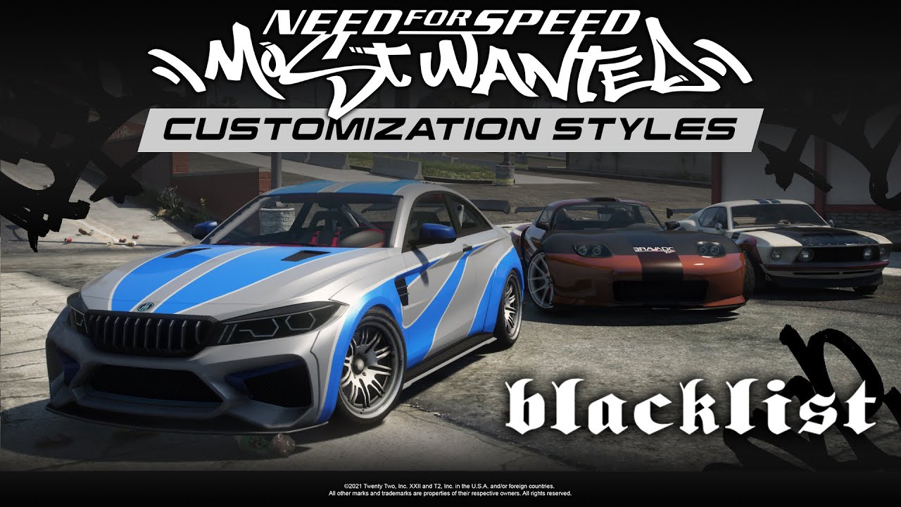 Need For Speed Most Wanted Blacklist Fahrzeugscheine Xbox 360 Nfs Most Wanted Blacklist All Cars