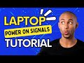 LAPTOP POWER ON SIGNALS TUTORIAL LA-B102P