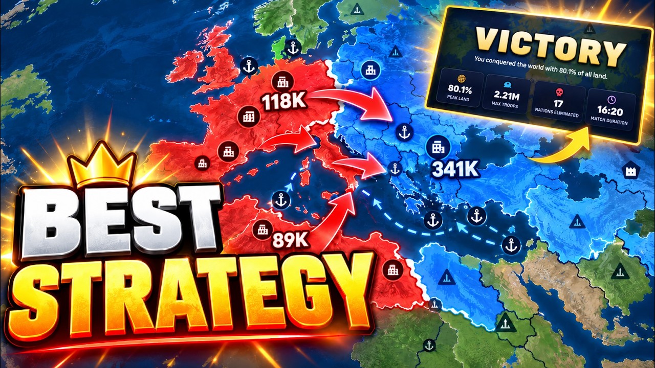 RoWorld gameplay and world-conquest map