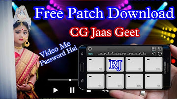 Jaagran Cg Jaas Geet Navratri  Patch No.9399451328 Octapad Master RJ